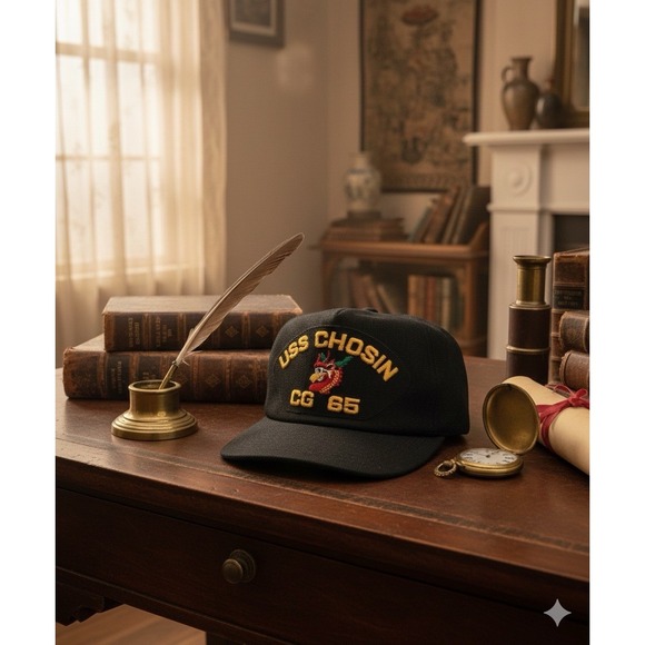The Unbranded Brand Other - Vintage USA Navy Chosin Trucker Hat- SnapBack Navy Color